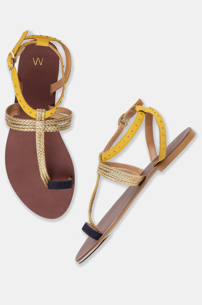 W Woven Design Open Flat