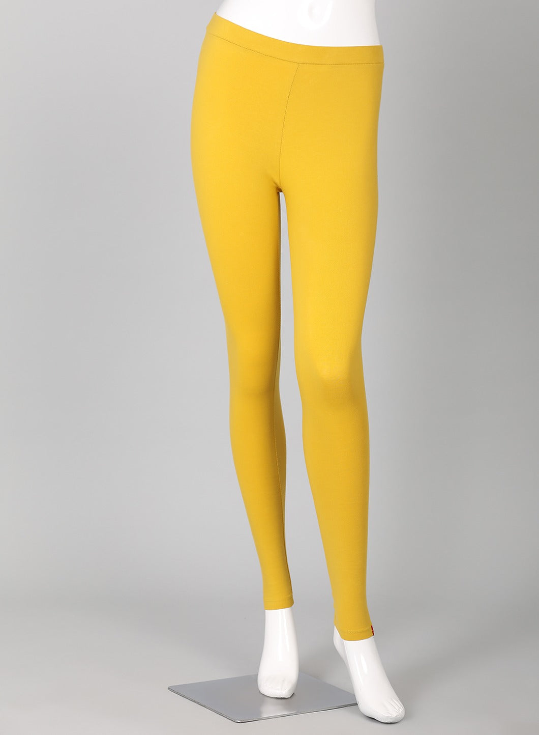 Yellow Ankle Length Tights