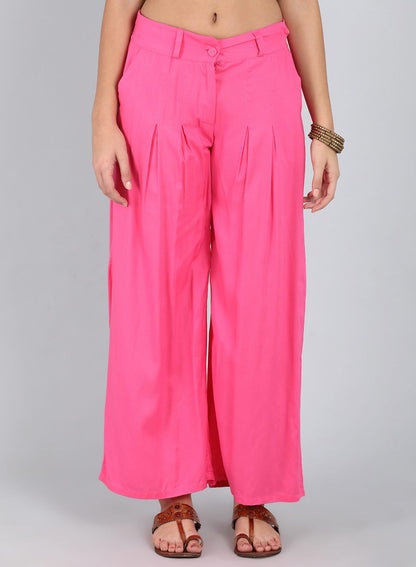 Pink Tailored Pants