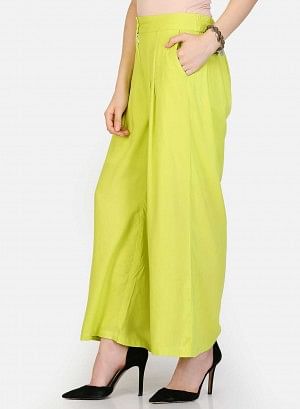 Green Palazzo Pants