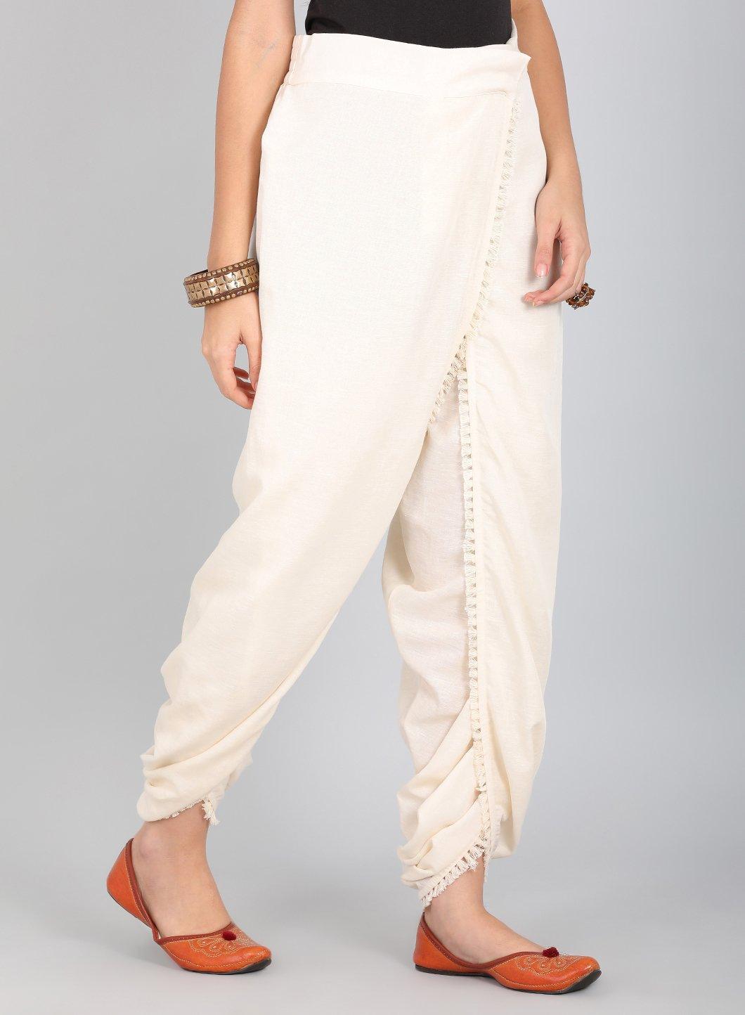 White Petal Pants - wforwoman