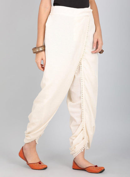 White Petal Pants - wforwoman