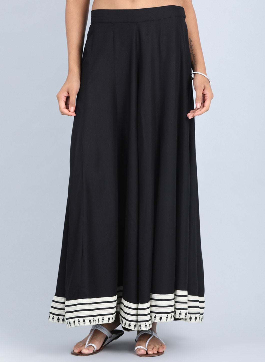 Black Flared Culottes