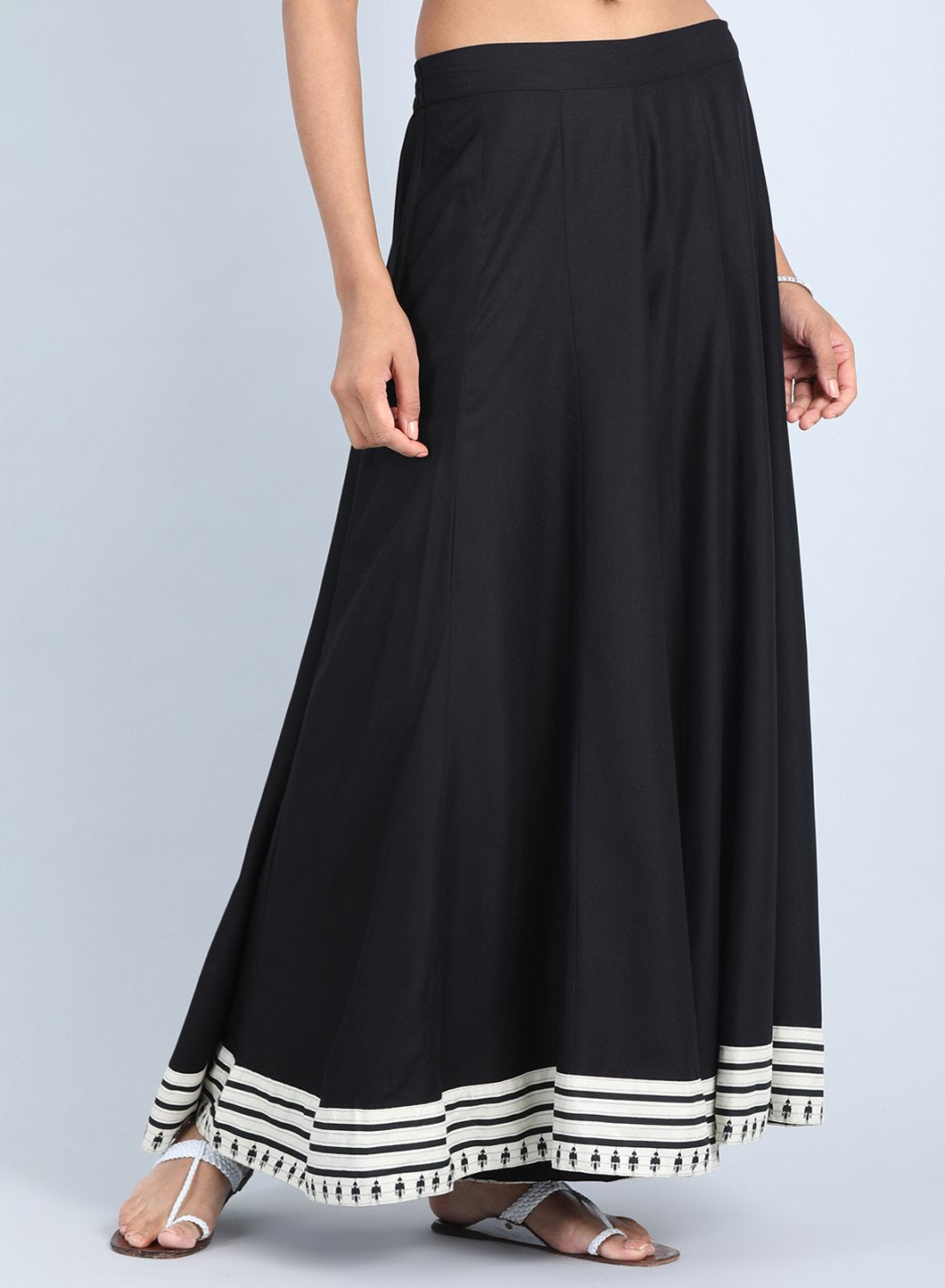 Black Flared Culottes