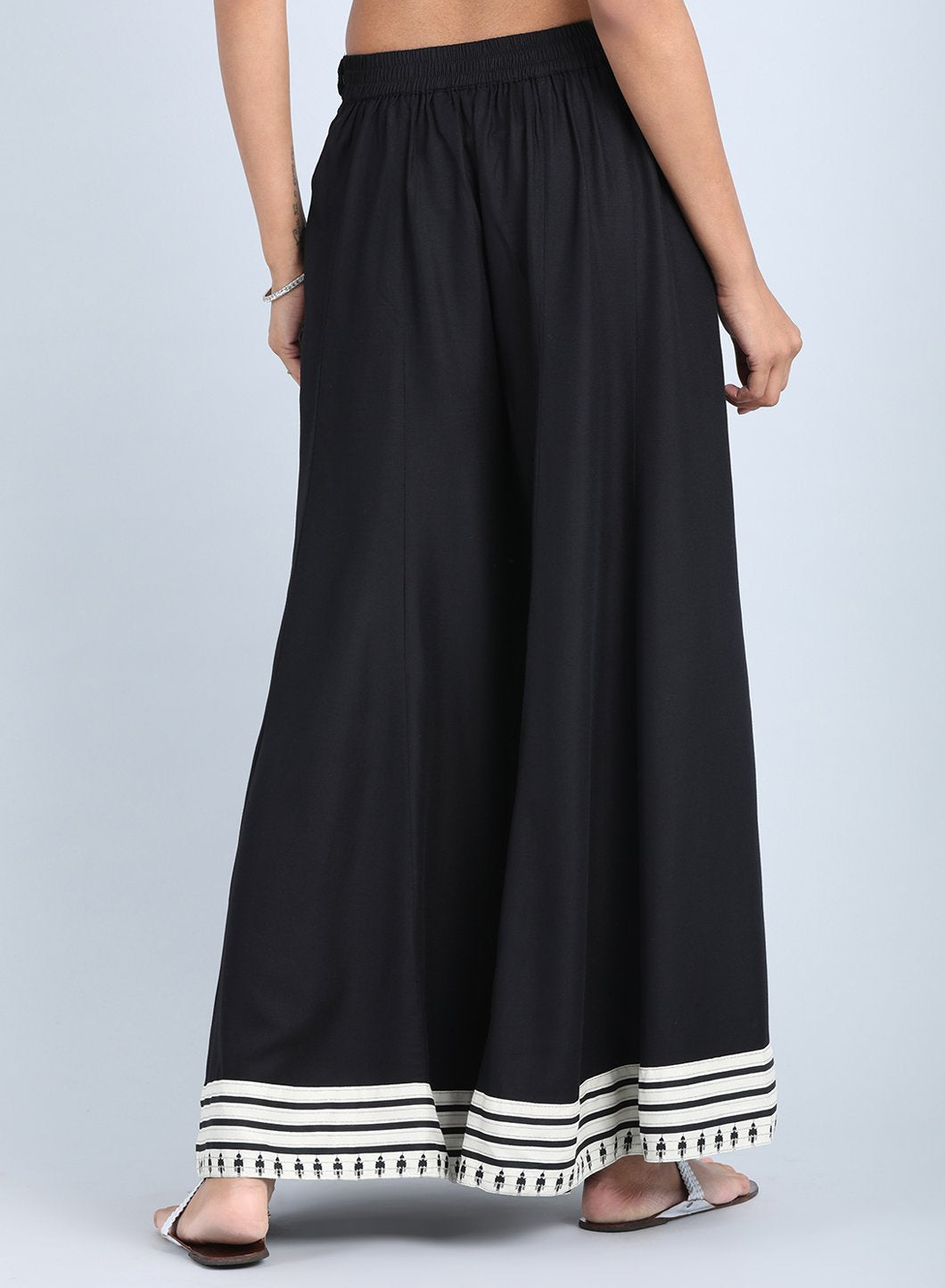 Black Flared Culottes