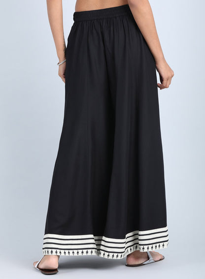 Black Flared Culottes