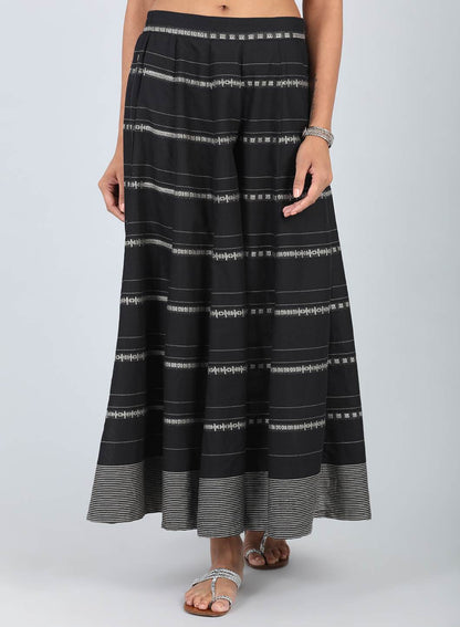 Black Printed Culottes