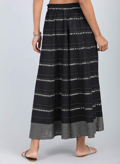 Black Printed Culottes