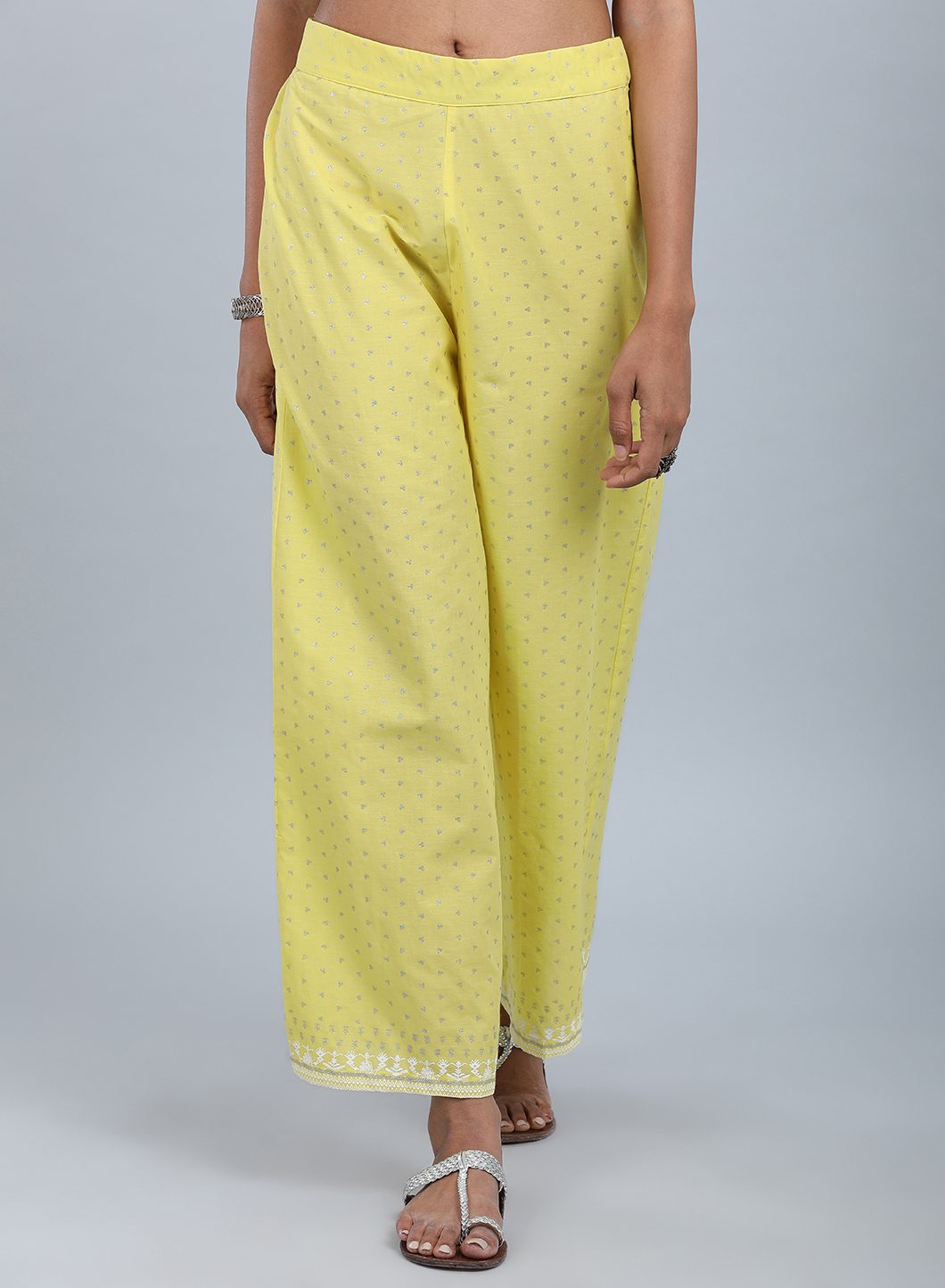 Yellow Flared Culottes