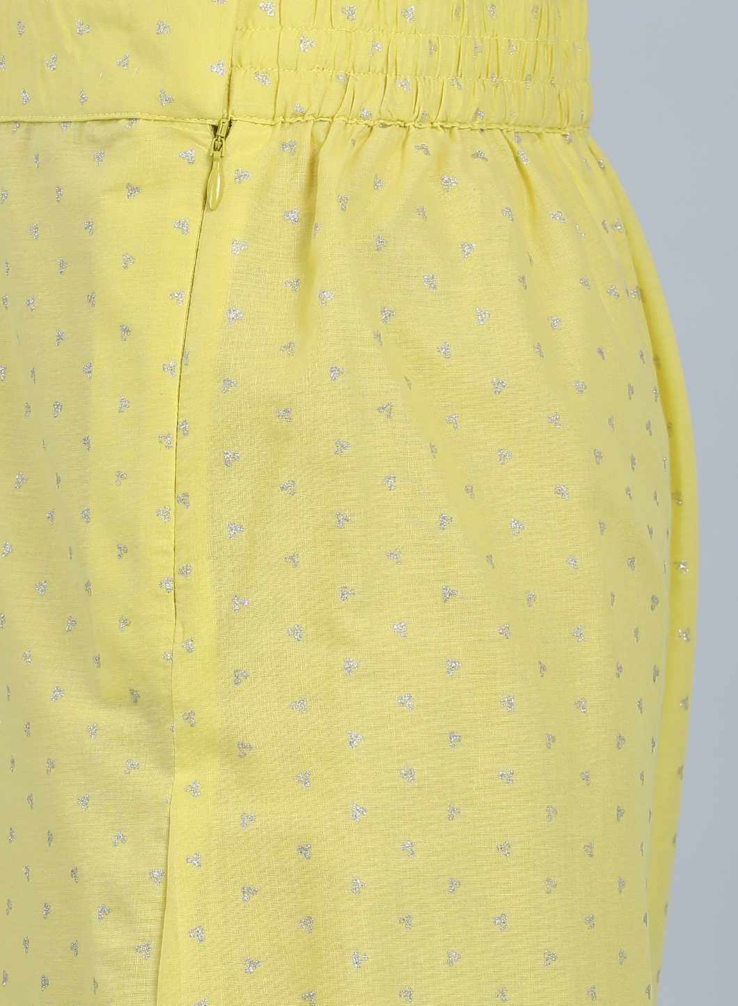 Yellow Flared Culottes