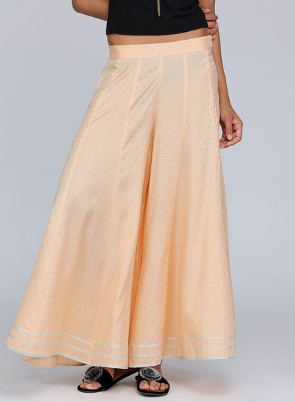 Peach Printed Culottes