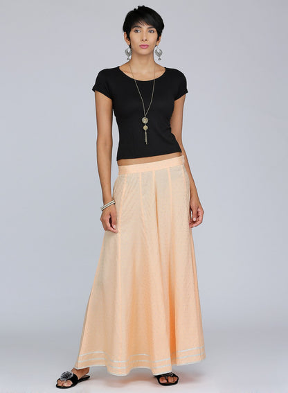 Peach Printed Culottes