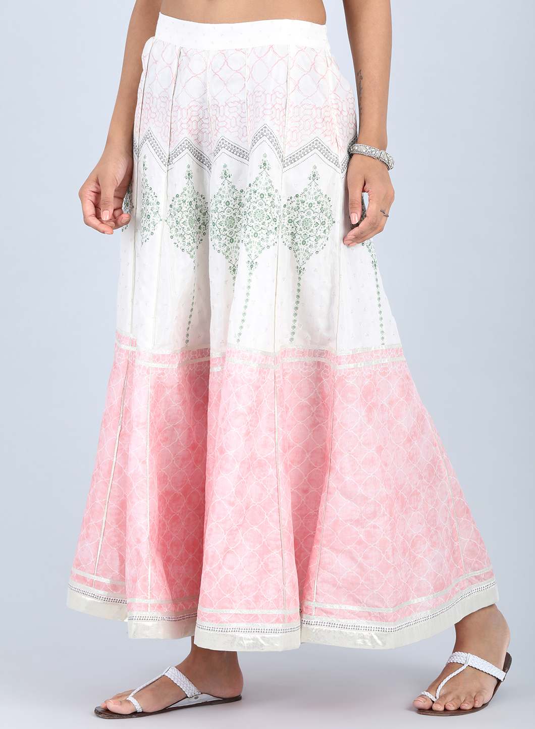 Pink Printed Culottes