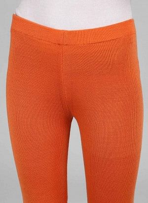 Orange Woollen Leggings