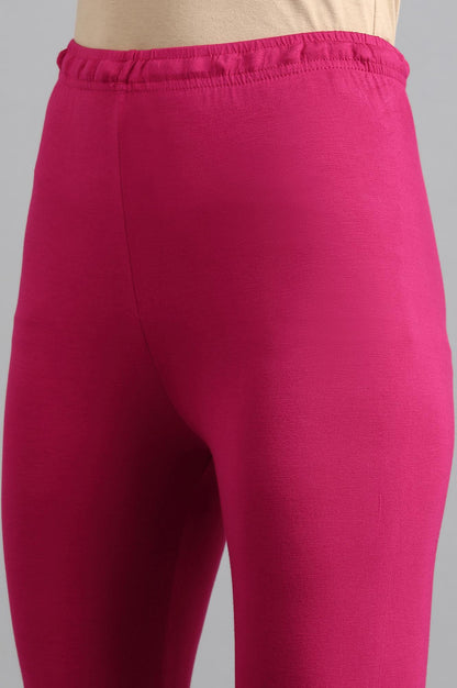 Pink Knitted Churidar