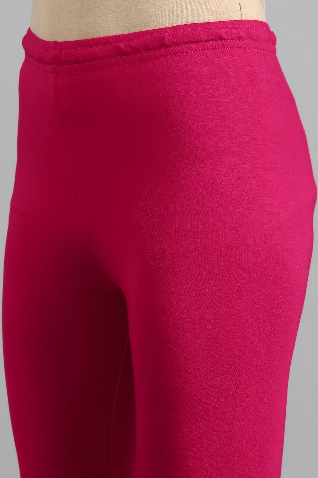 Fuchsia Solid Churidar