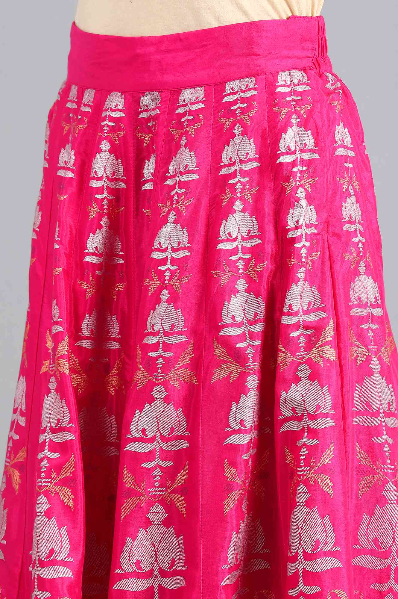 Pink Printed Skirt