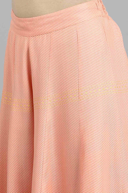 Peach Printed Culottes