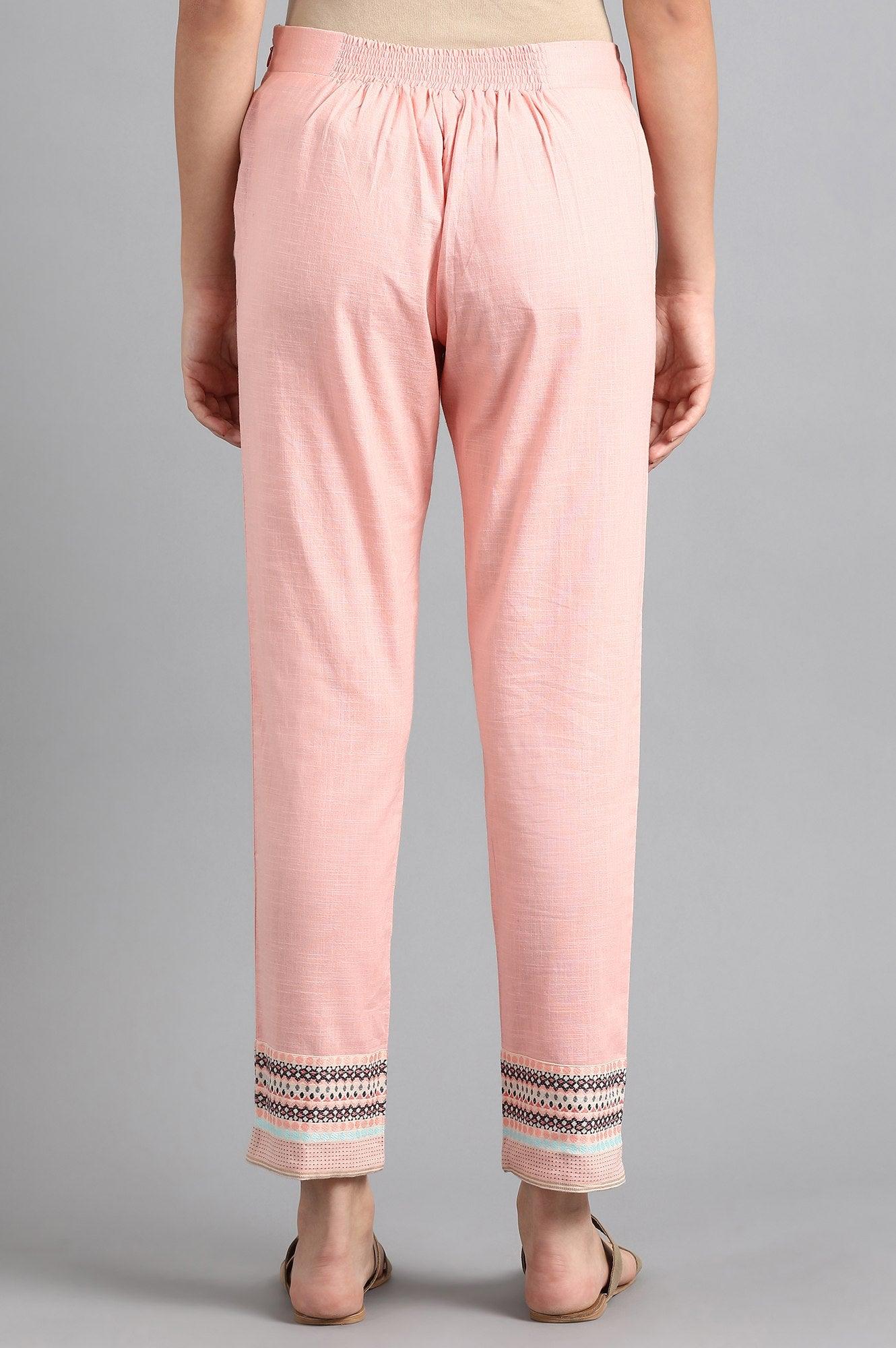 Peach Slim Pants - wforwoman