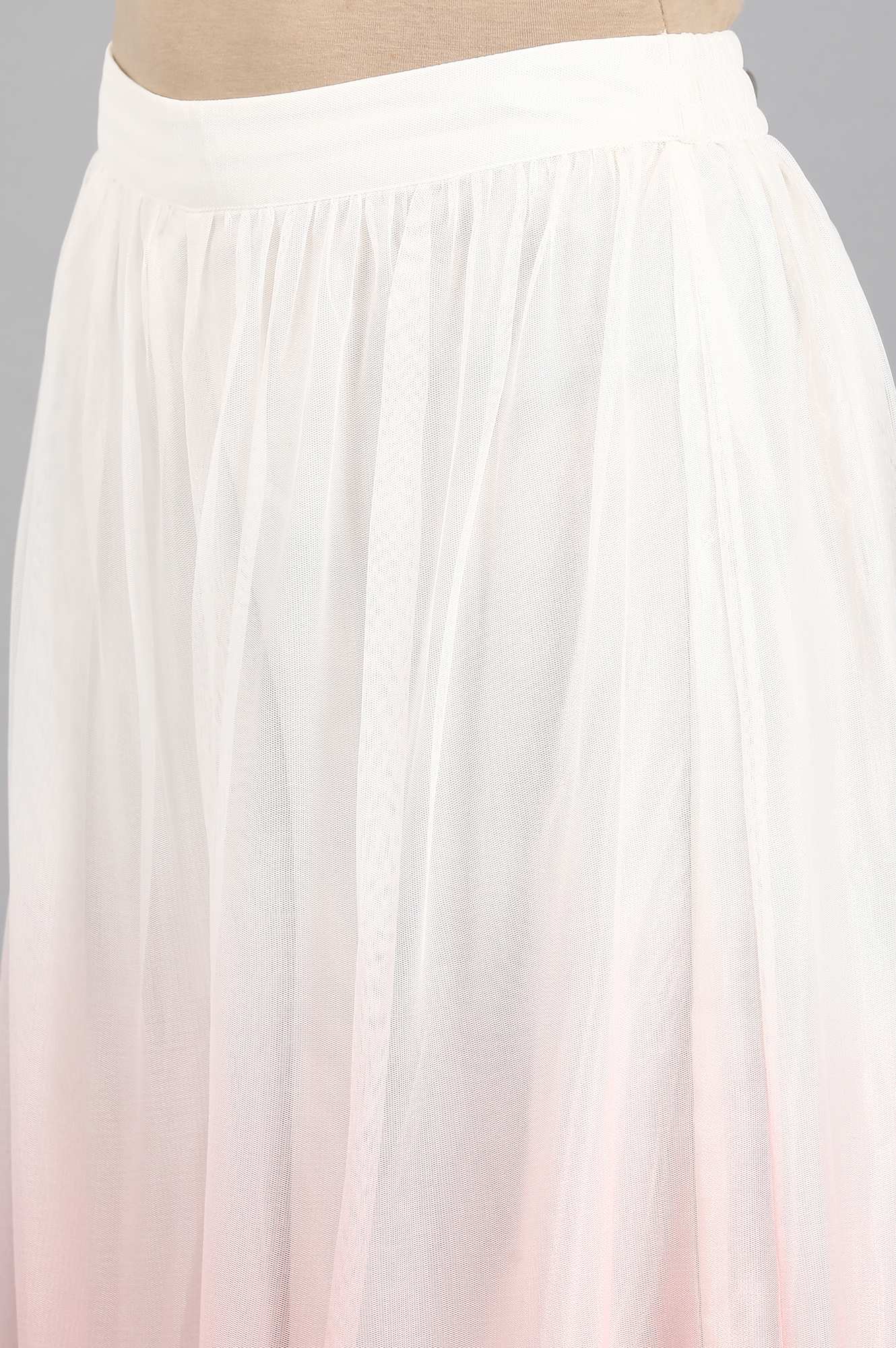 White Embroidered Culottes