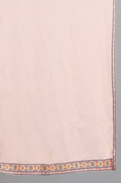 Peach Solid Dupatta