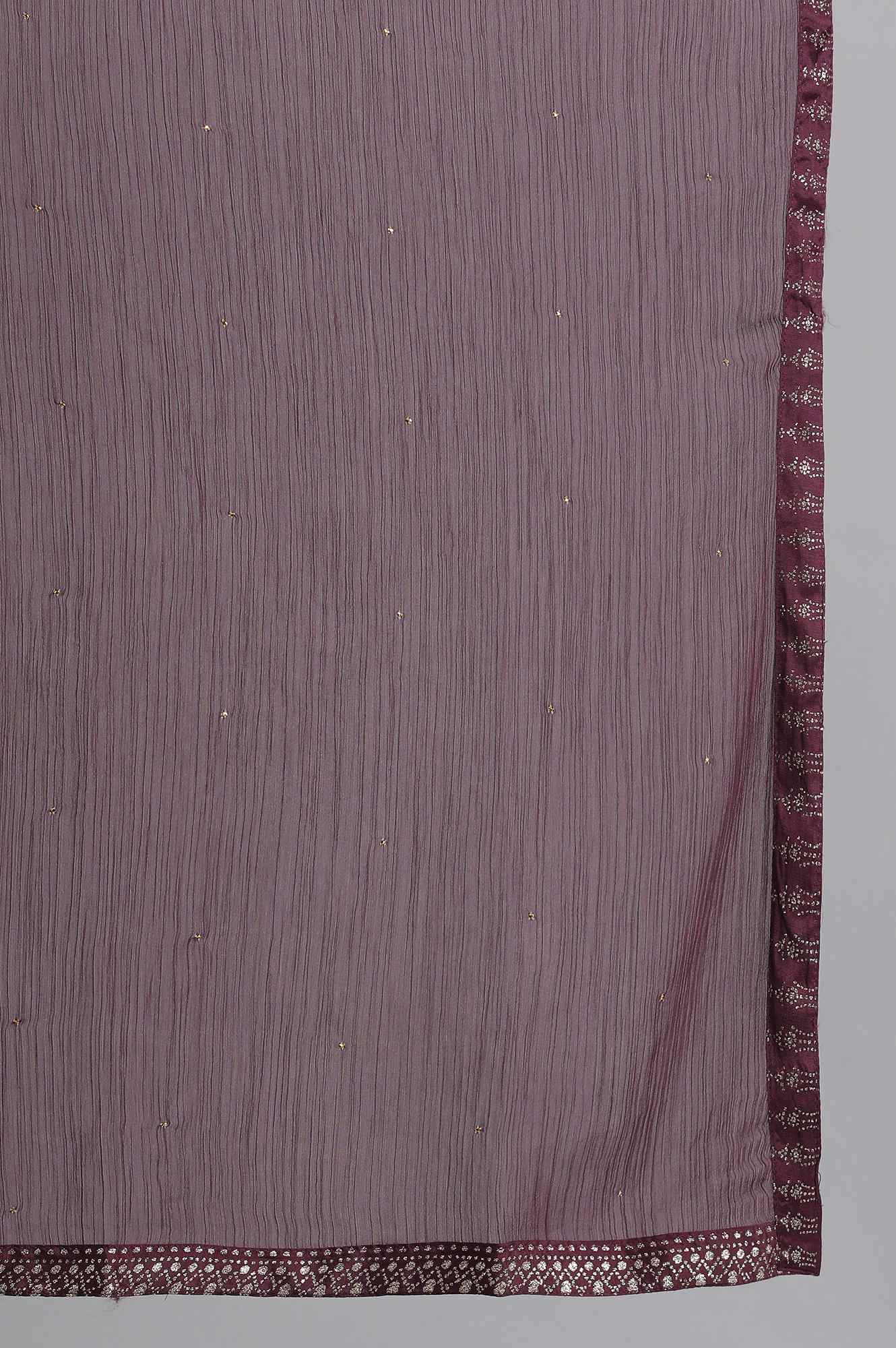 Purple Chiffon Dupatta