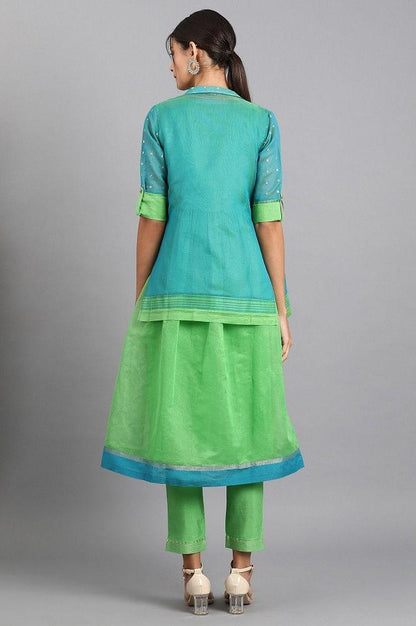 Green Yarn-dyed Pop Set - wforwoman
