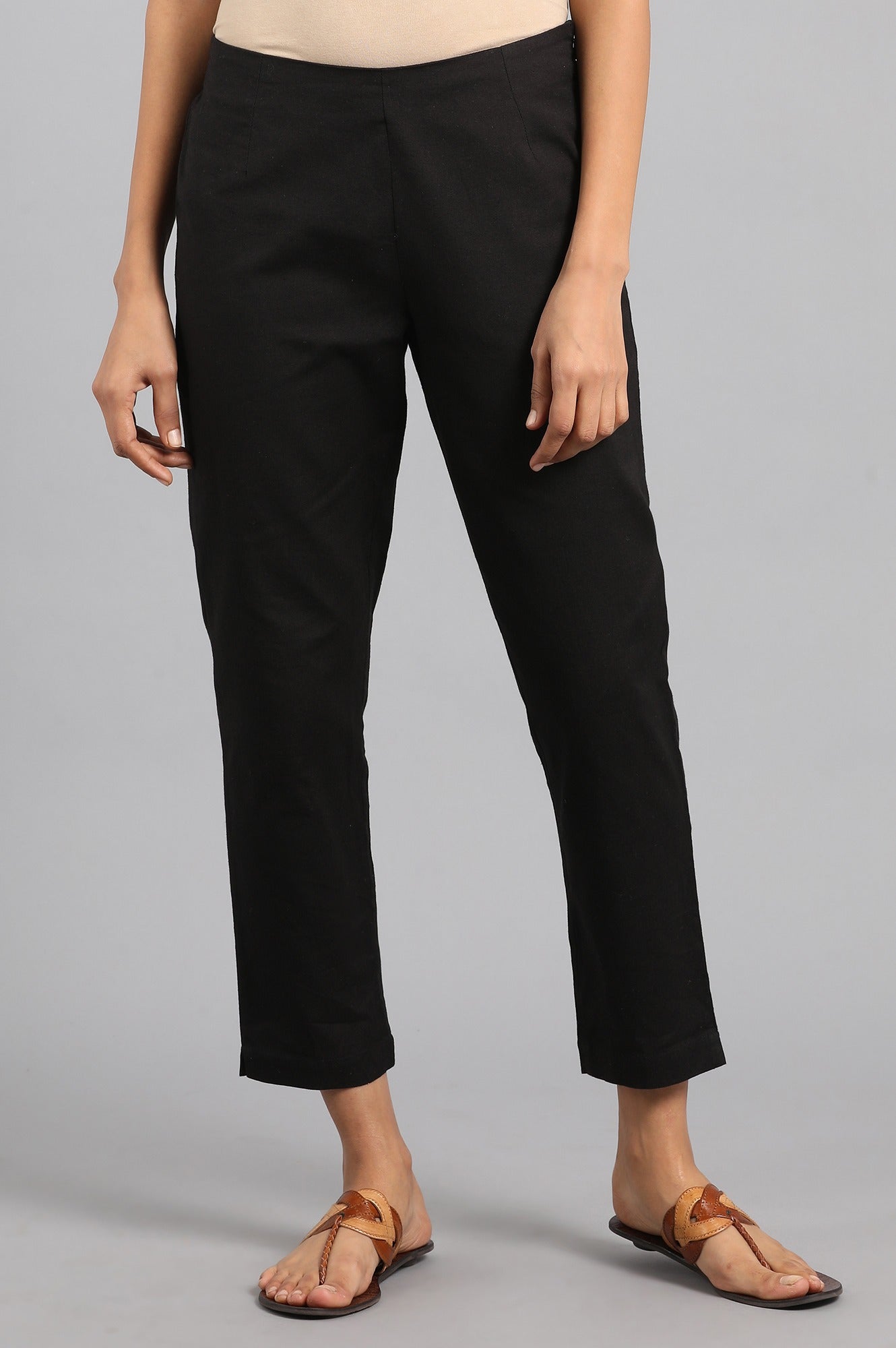 Black Fitted Pants