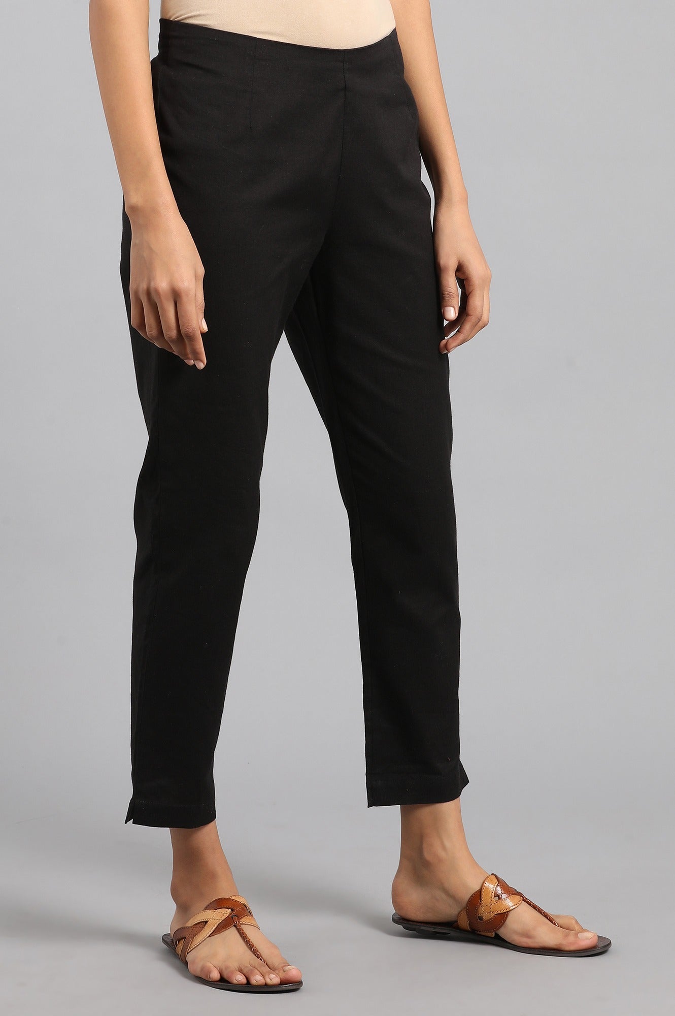 Black Fitted Pants