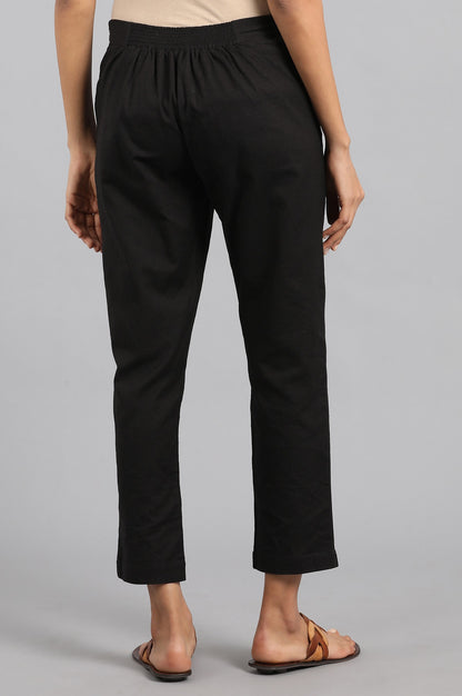 Black Fitted Pants