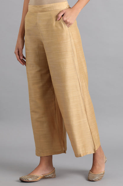 Gold Parallel Pants