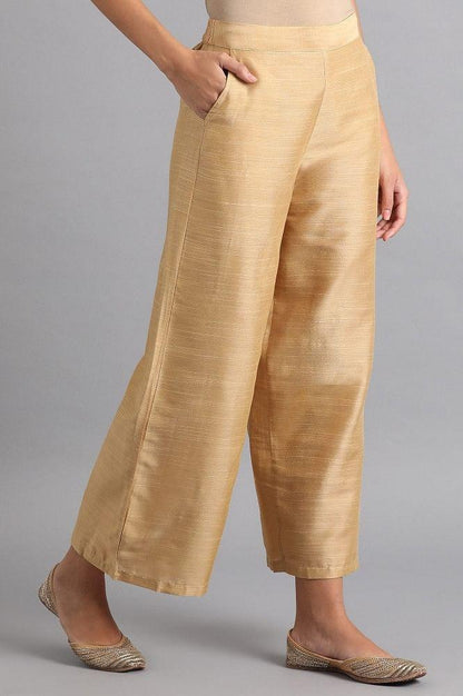 Gold Parallel Pants - wforwoman