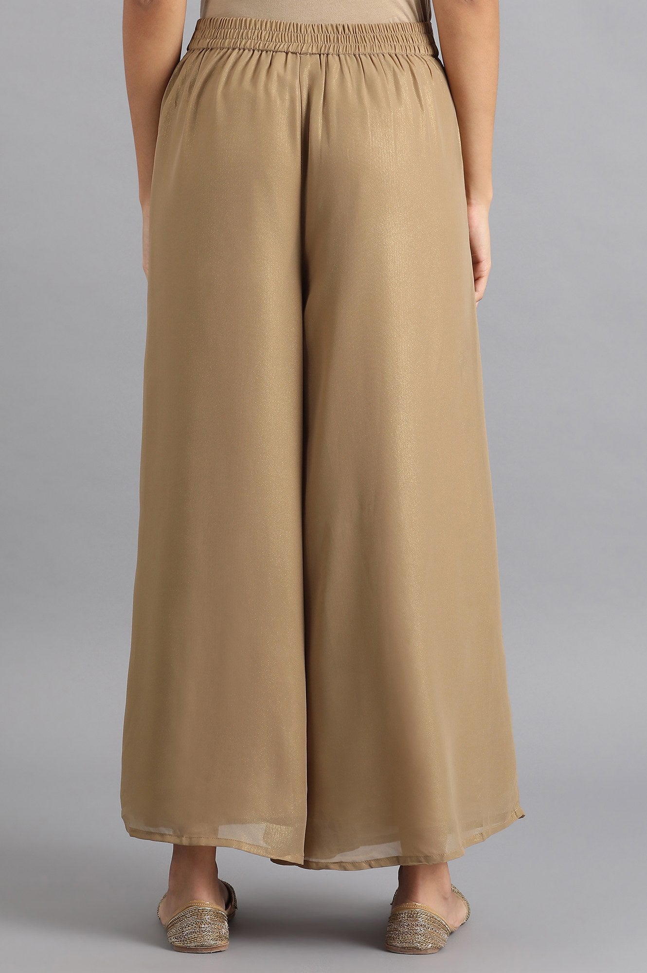 Golden Flared Pants