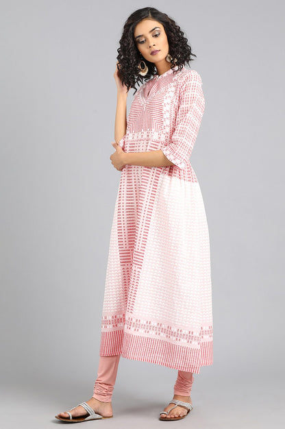 Pink Knitted Churidar