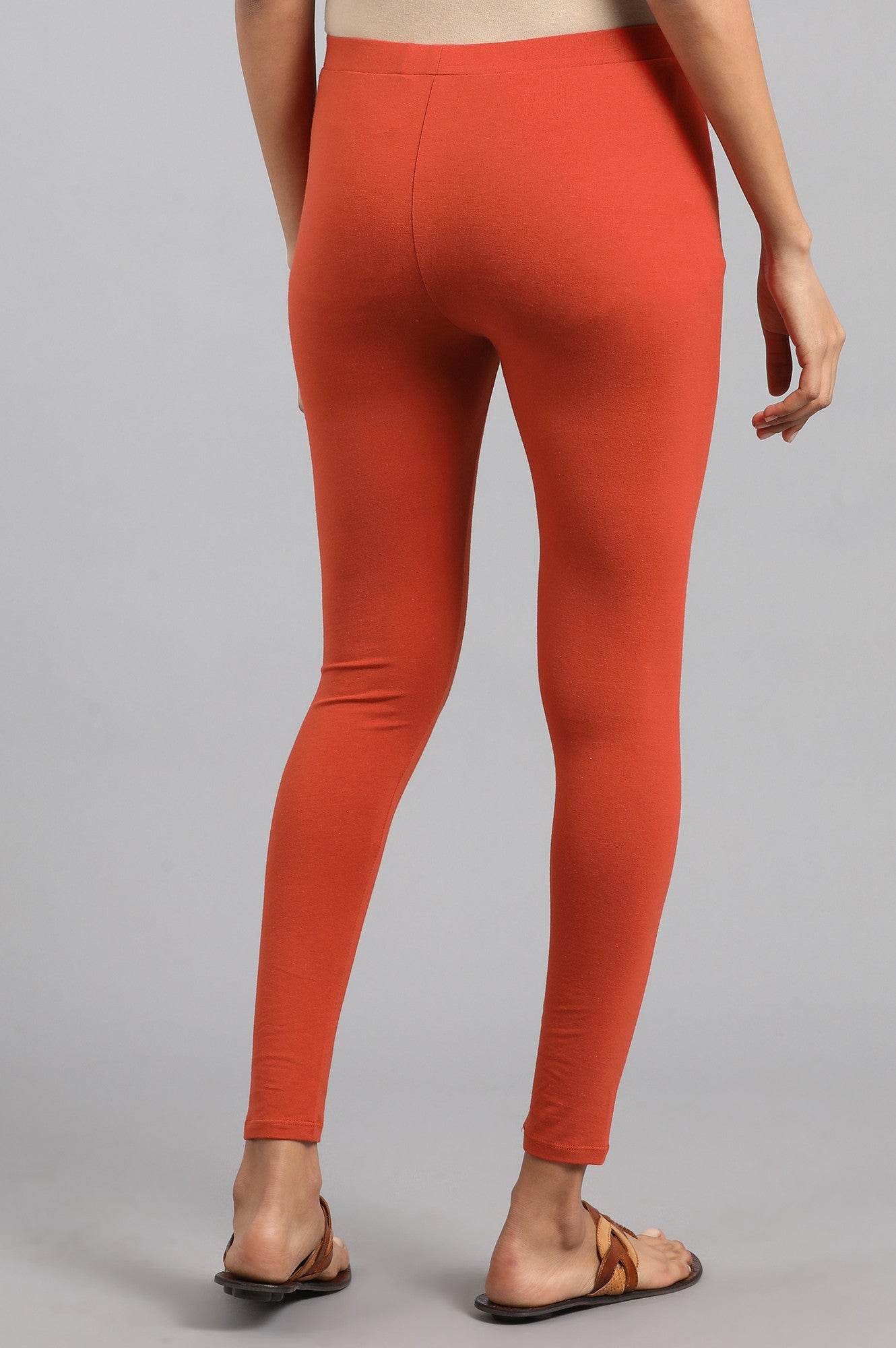 Red Solid Tights