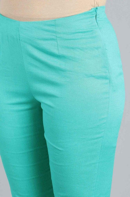 Blue Slim Pants - wforwoman