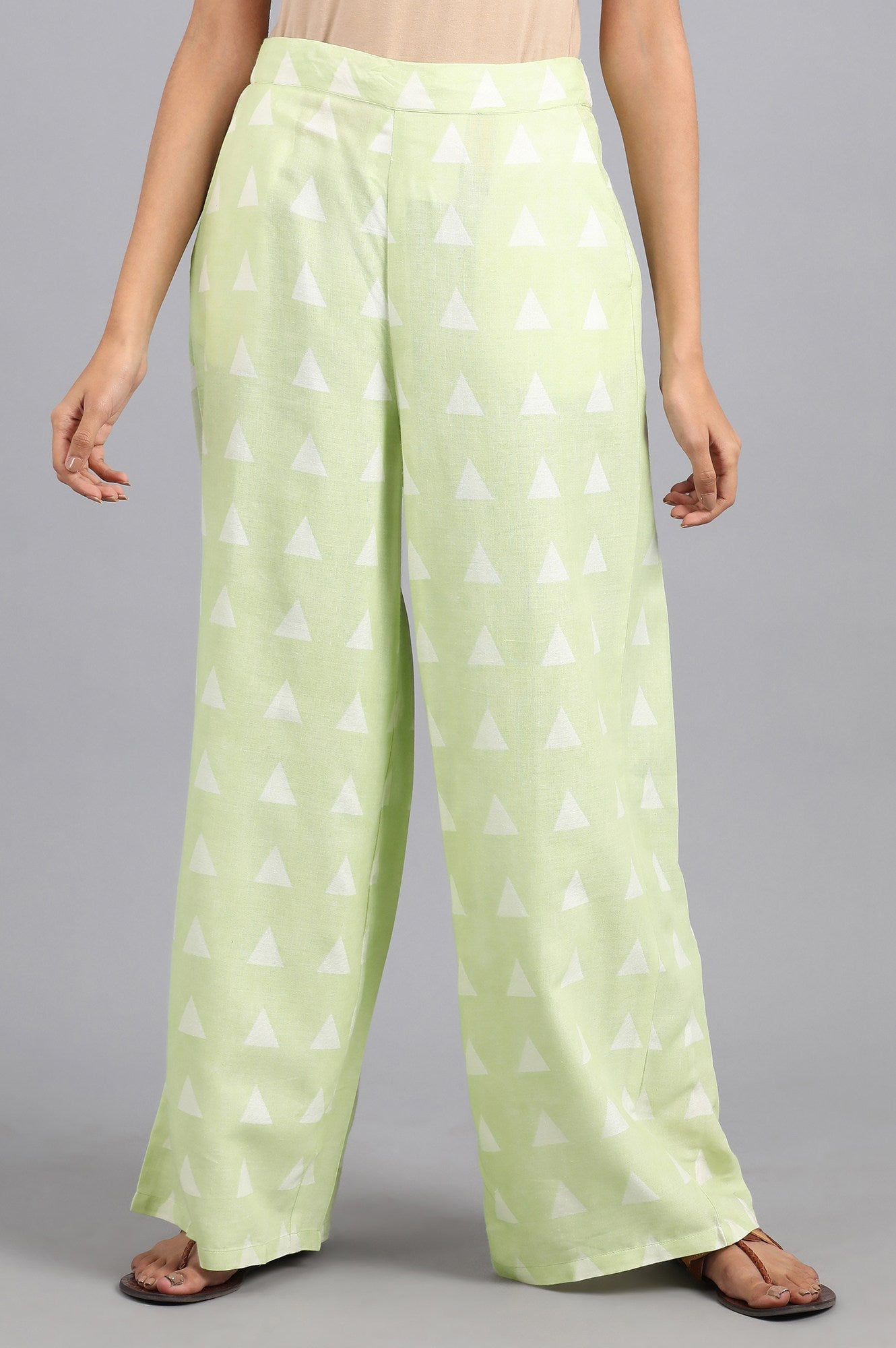 Green Parallel Pants