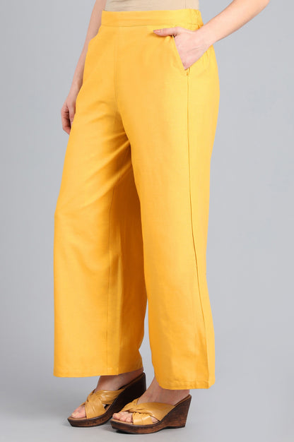 Yellow Parallel Pants