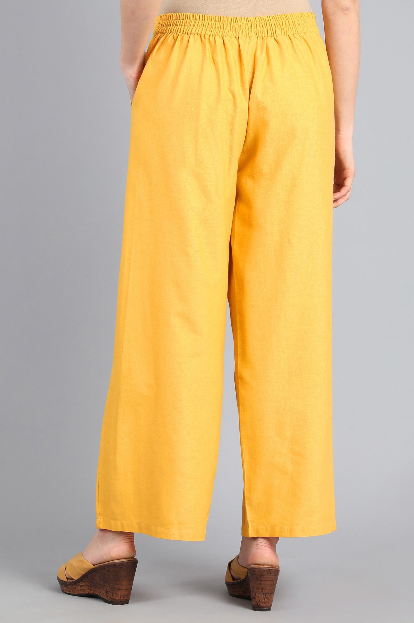 Yellow Parallel Pants