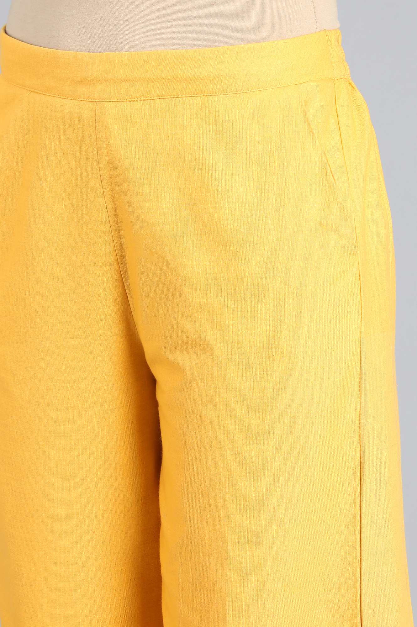 Yellow Parallel Pants