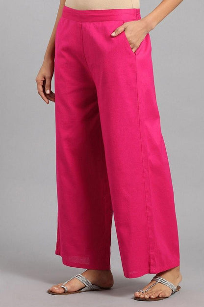 Pink Parallel Pants - wforwoman