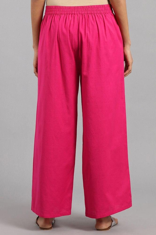 Pink Parallel Pants - wforwoman