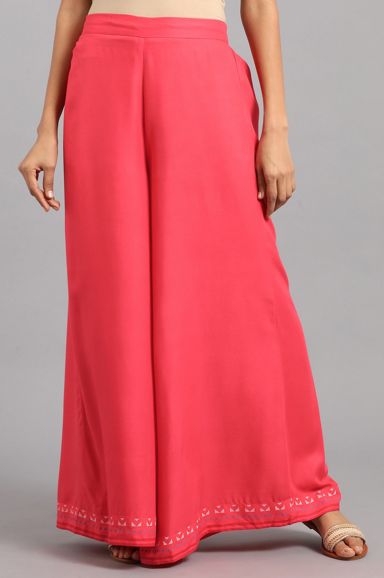 Peach Flared Culottes