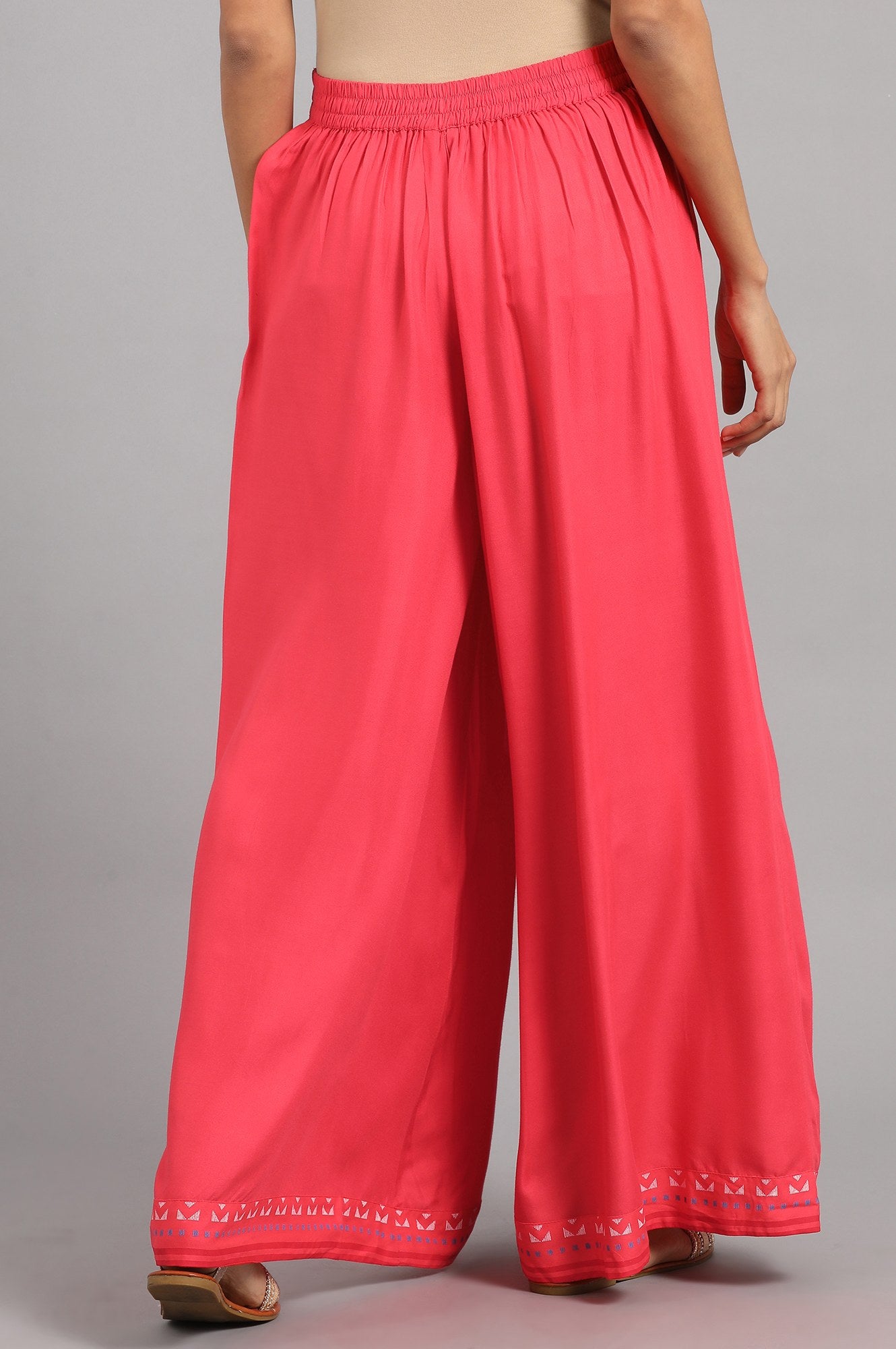 Peach Flared Culottes