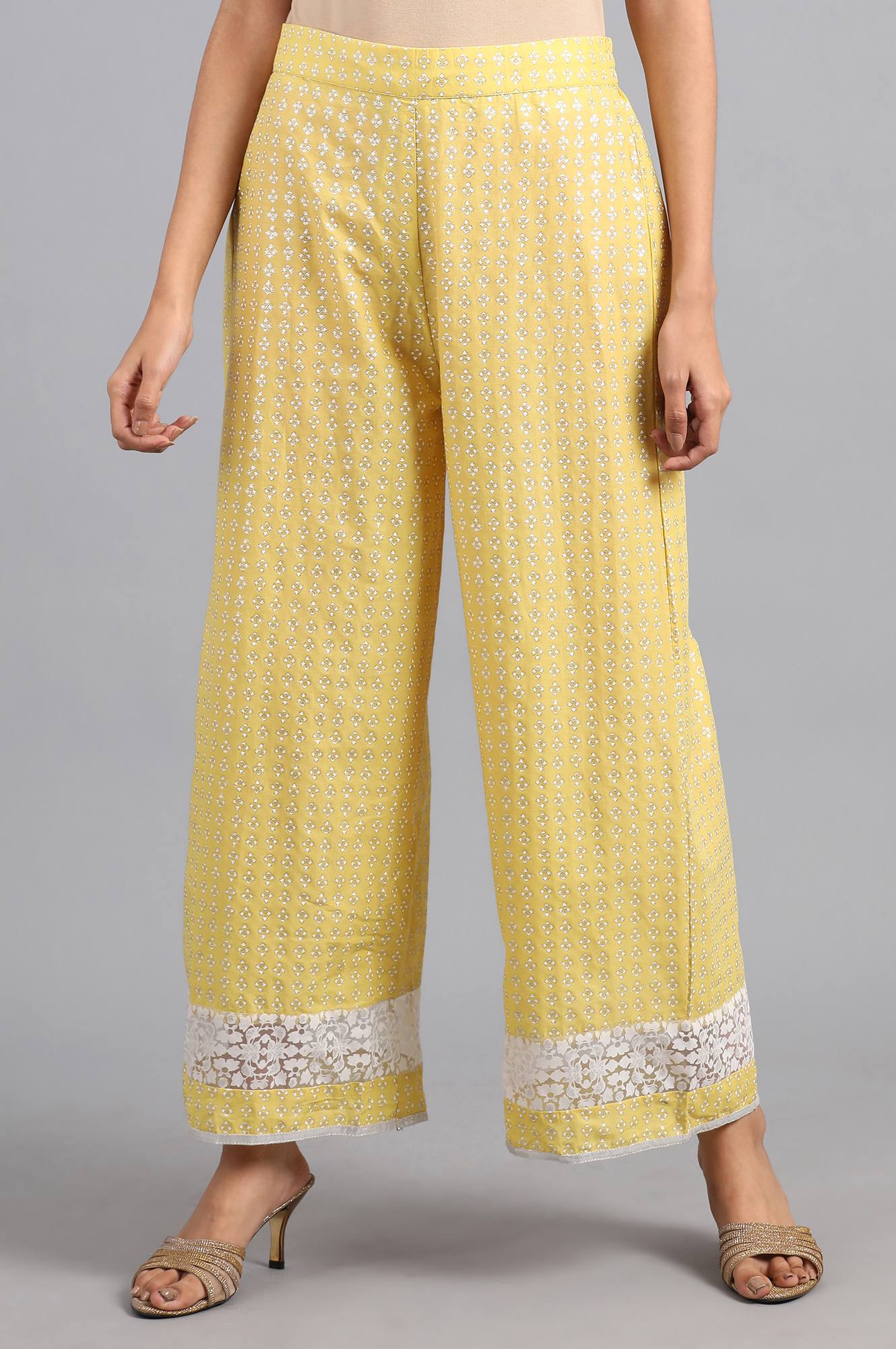 Yellow Parallel Pants