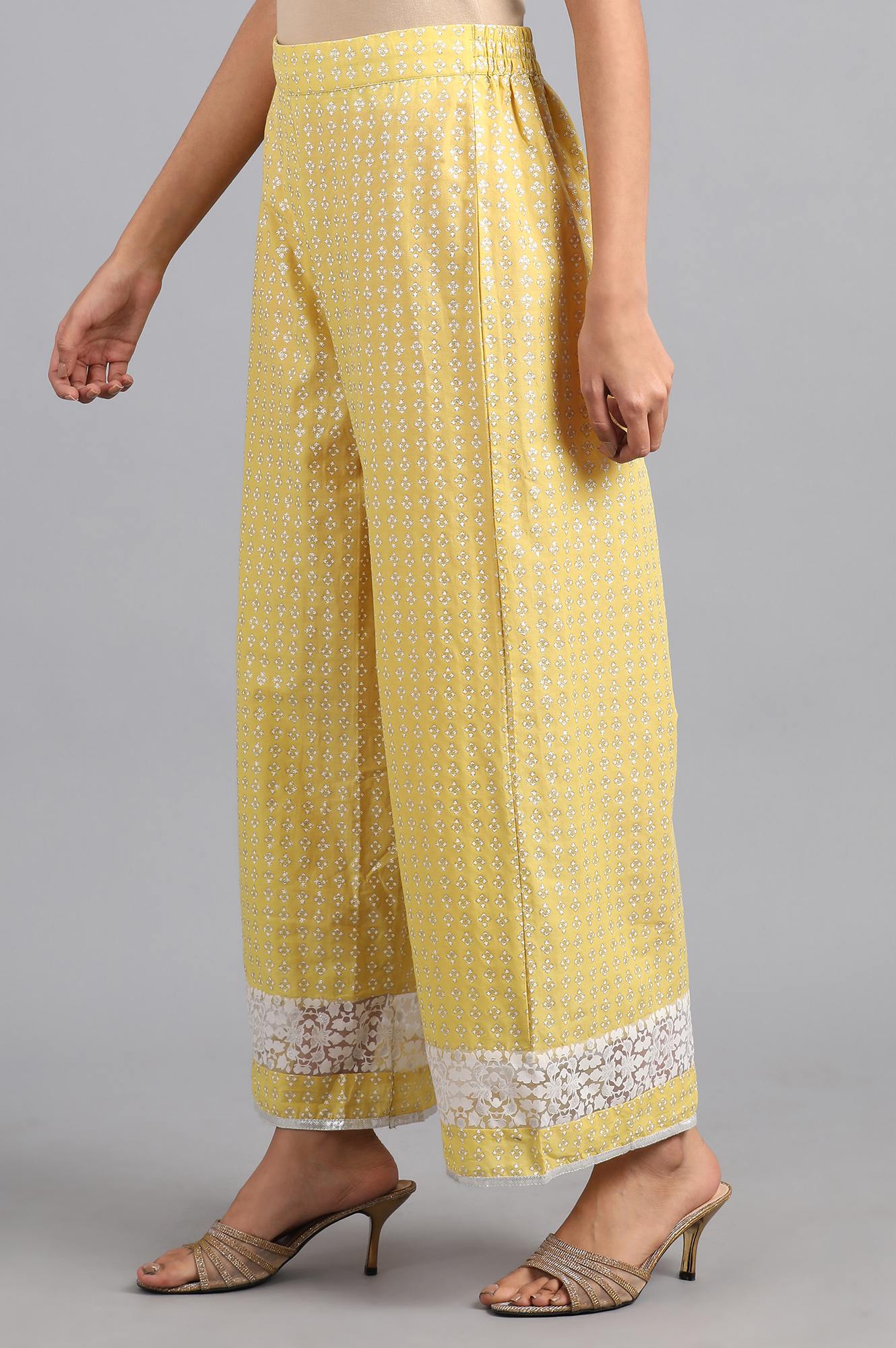 Yellow Parallel Pants