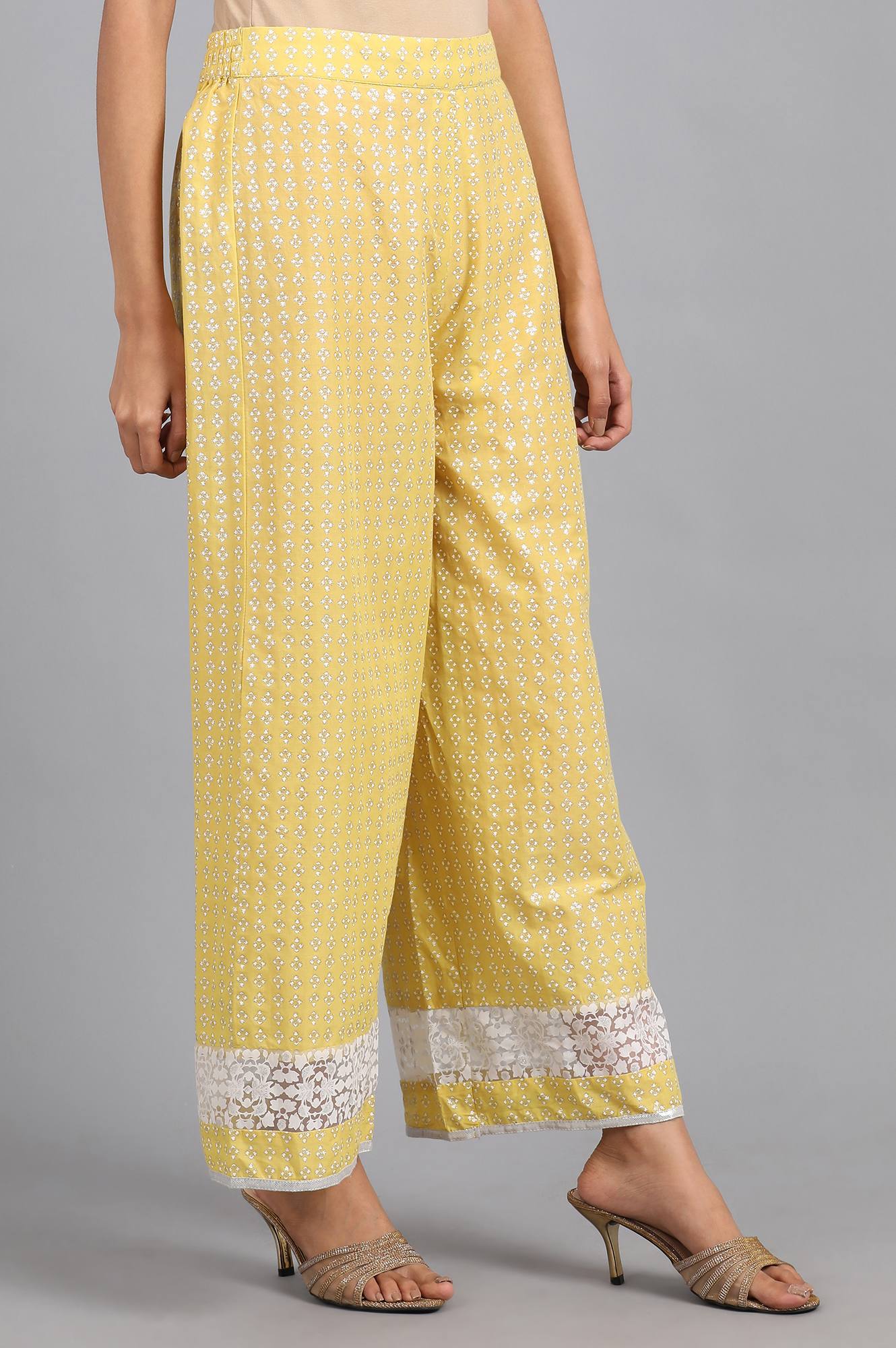 Yellow Parallel Pants