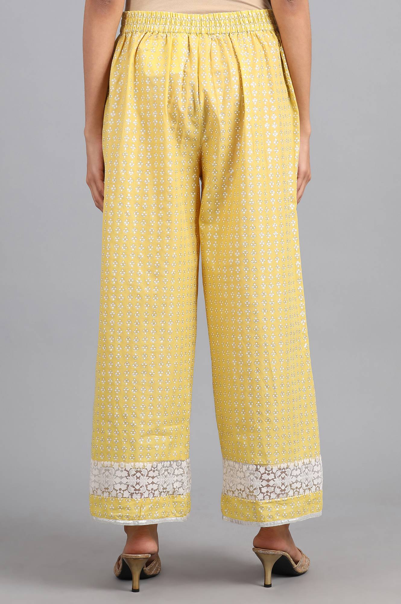 Yellow Parallel Pants