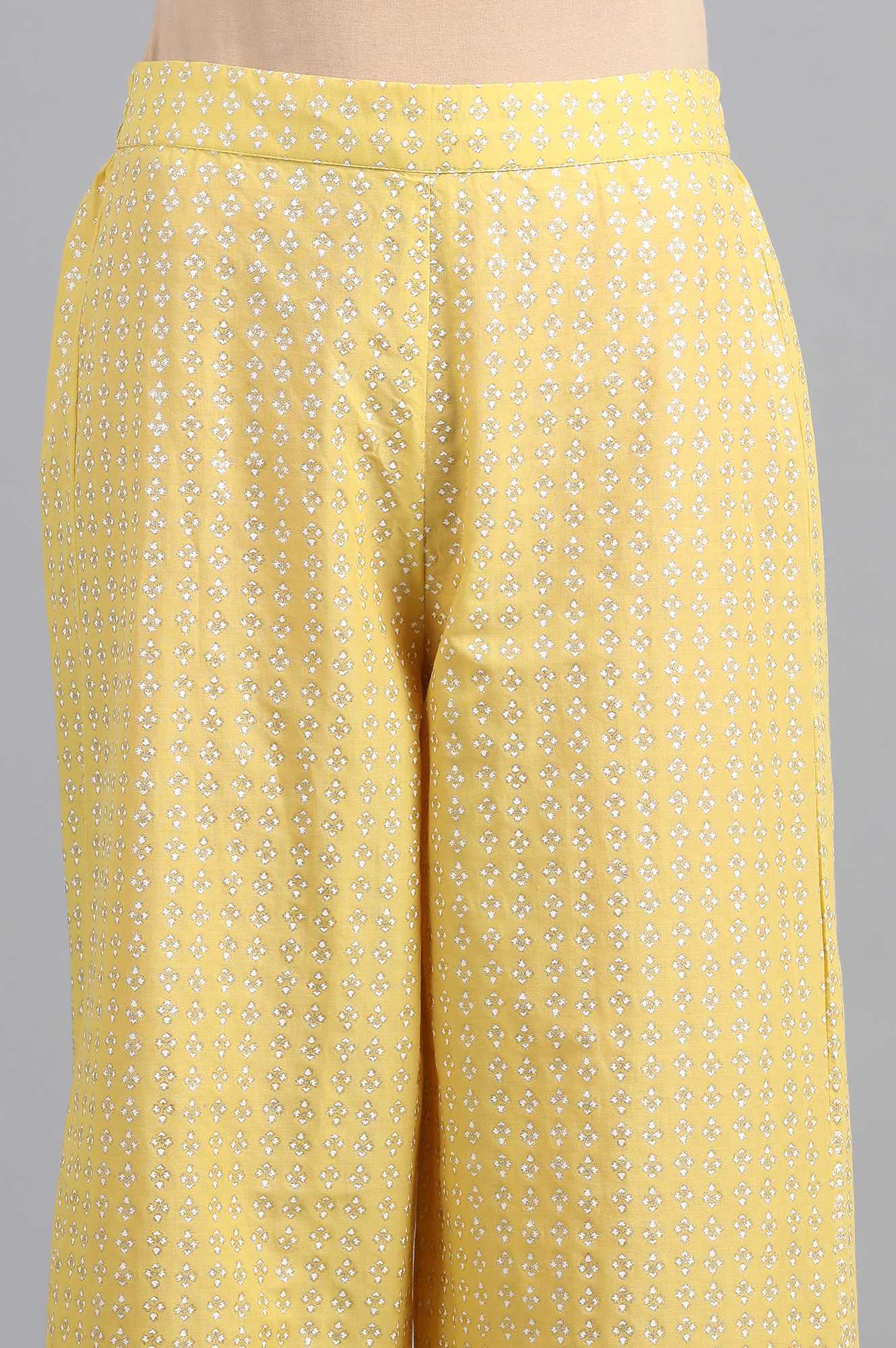 Yellow Parallel Pants