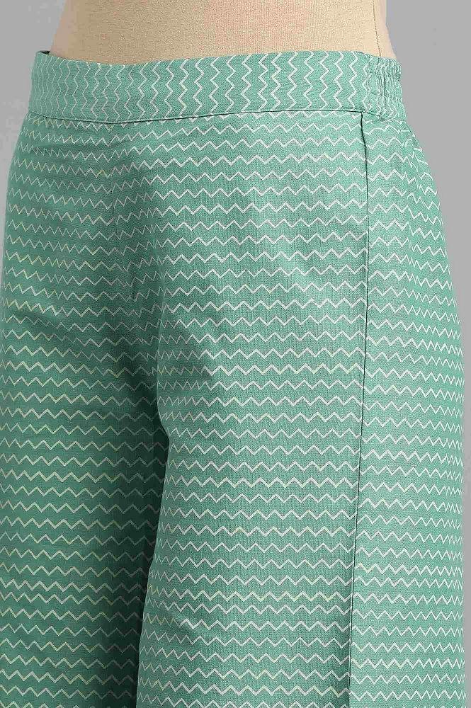 Green Parallel Pants - wforwoman